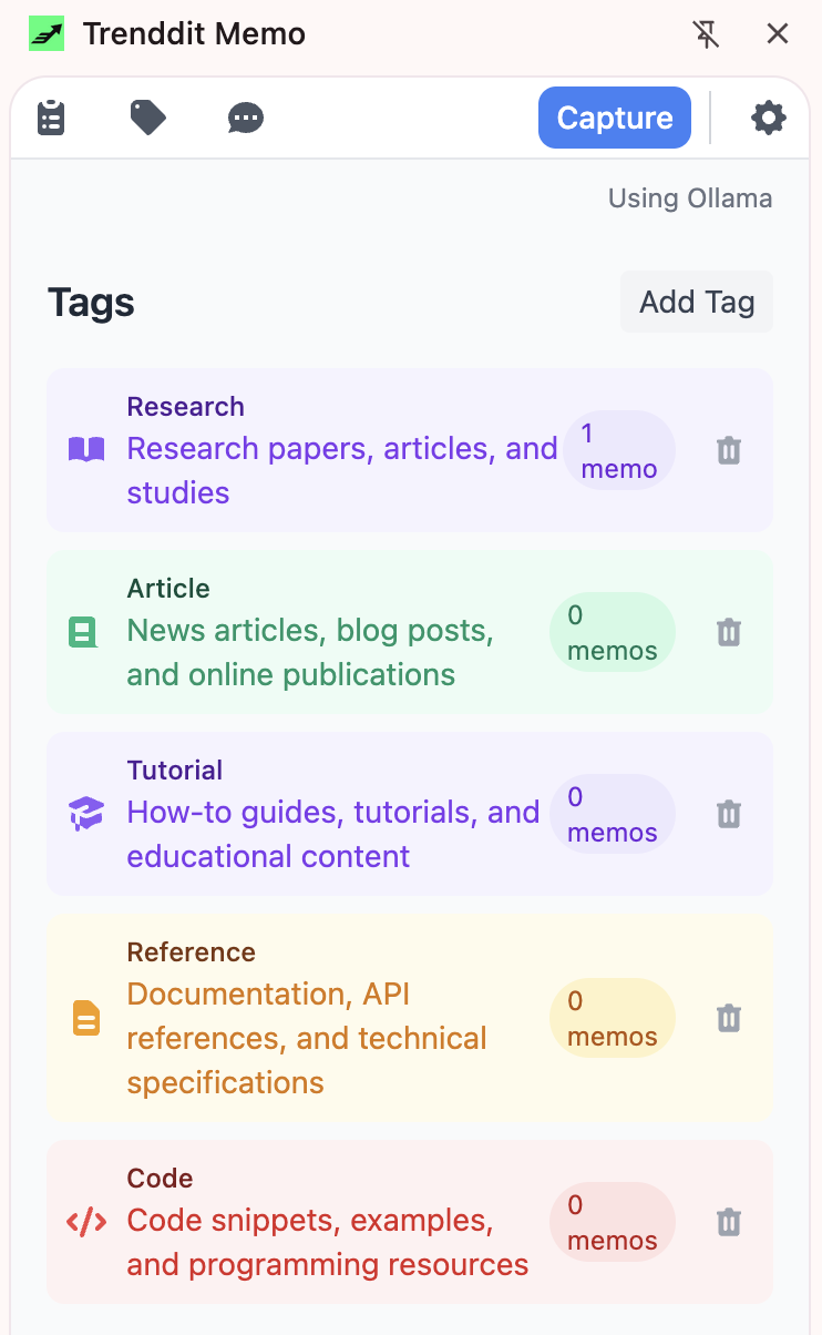 Complete Privacy with Ollama: Local AI Processing in Memo